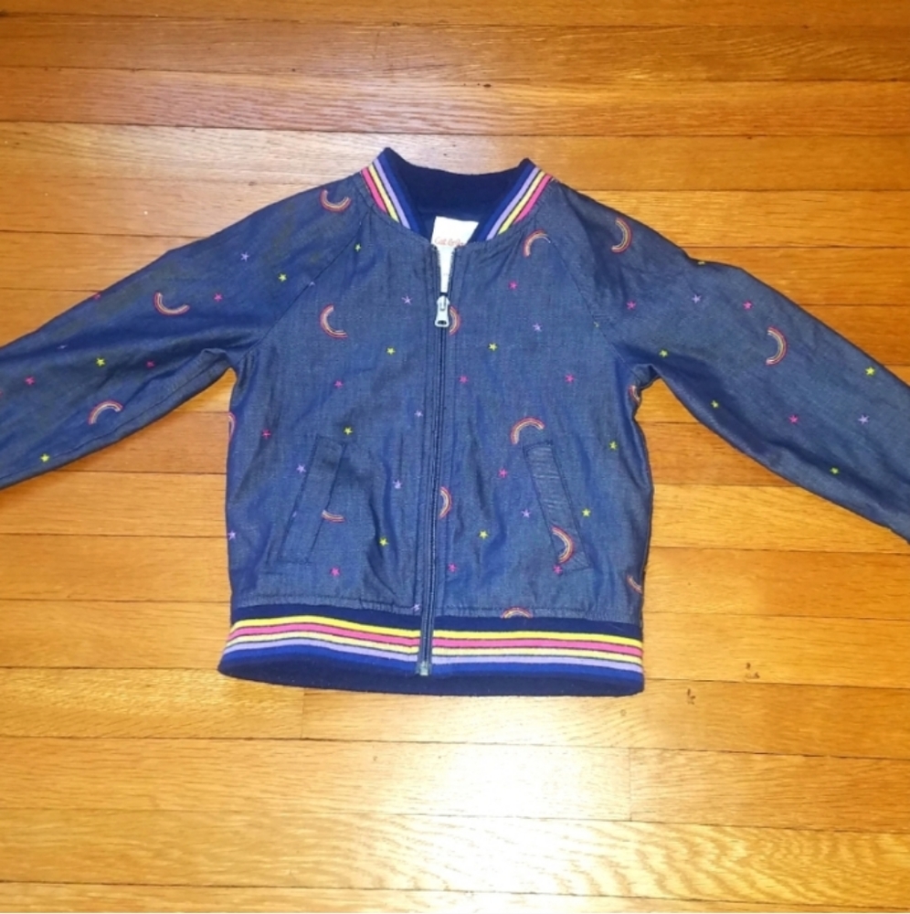 Cat & Jack jacket. Rainbow.